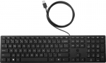 Klaviatuur HP 320K 9SR37AA, EN, must