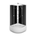 Du&scaron;ikabiin Thema Lux Florencia QA-049-90, massaaži, pool&uuml;mar, 90 cm x 90 cm x 215 cm