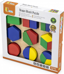 Arendav m&auml;ng VIGA Shape Block Puzzle, 3 cm, mitmev&auml;rviline