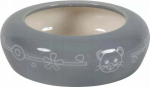 N&auml;riliste kauss Zolux Ceramic Bowl, 10.5 cm x 10.5 cm x 3.5 cm, 0.1 l, hall v.