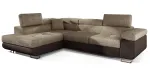 Nurgadiivan Anton Berlin 03, Soft 66, hele pruun v./tumepruun v., vasak, 202 x 275 cm x 90 cm