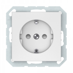 Pistikupesa Vilma QR1000 RP16-002-22, maandusega, matt valge