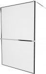 Du&scaron;isein Mexen Kioto+ Walk-In Black Frame, 80 cm x 200 cm, must/kroom