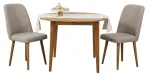 S&ouml;&ouml;gitoa komplekt Kalune Design Vina 1005, kreemjasvalge v./puidu v.