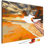 Maalimine numbrite j&auml;rgi Artgeist Golden Beach MA_0105, mitmev&auml;rviline, 60 x 40 cm