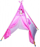 TIPI telk lastele Unicorn ZA3555, 110 cm x 110 cm