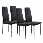Toolide komplekt ModernHome, matt, must v., 42 cm x 42 cm x 98 cm, 4 tk