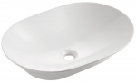 Vannitoa kraanikauss Toulouse N, keraamiline, 59 cm x 42 cm x 14 cm, valge v.