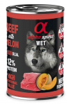 M&auml;rg koeratoit Alpha Spirit, veiseliha/melon, 0.400 kg