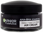 N&auml;okreem Garnier Pure Active AHA + BHA Charcoal Daily Mattifying, 50 ml