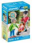 Konstruktor Playmobil My Life Vanavanemad koos beebiga 71613