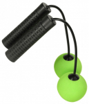 H&uuml;ppen&ouml;&ouml;r, juhtmeta, 38 cm, must v./roheline v.