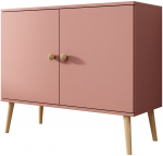 Kummut ADRK Deri, roosa v., 85 cm x 42 cm x 100 cm