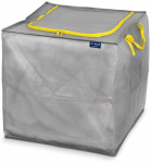 Riiete kott Jotta Livin 90L, 45 cm x 45 cm, plastik, kollane v./hall v.