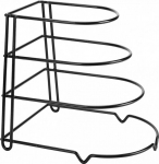 K&ouml;&ouml;gi organisaator KingHoff KH-1582, 25.5 cm x 21.5 cm x 27.5 cm, metall, must v.