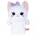 Pehme m&auml;nguasi kass Fancy Luna, valge, 24 cm