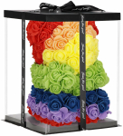 Dekoratsioon, roos Springos Teddy Bear, mitmev&auml;rviline, 25 cm x 15.5 cm