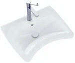 Vannitoa kraanikauss Ravak Safe, keraamiline, 60.3 cm x 49 cm x 20 cm, valge v.