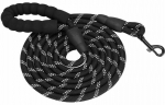Koera rihm Springos PA0332, must v., 5 m
