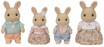 Kujukeste komplekt Epoch Sylvanian Families Milk Rabbit Family 05706, 4 tk, mitmev&auml;rviline