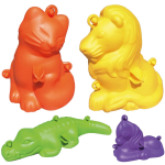 Liivakasti m&auml;nguasjade komplekt Eduplay 3D, mitmev&auml;rviline, 4 tk