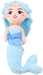 Pehme m&auml;nguasi Lean Toys Mermaid, helesinine v., 32 cm