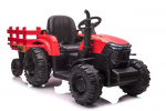 Laste elektriline traktor 4IQ Hatis, must v./punane v.