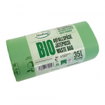 Biokompostitavad pr&uuml;gikotid Biobag, 35 l, 25 tk