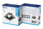 Valgusti lagi GTV Rubio, GU10, must v.