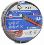 Kastmisvoolik Geko Black&Red G73692, 12.7 mm, 20 m