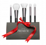 Meigipintslite komplekt Clavier Premium Set, 5 tk, must v.