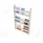 Lastete raamat riiul Kalune Design Dove Wall, valge v., 56 cm x 10 cm x 92 cm