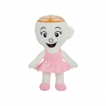 Pehme m&auml;nguasi Brainrot Ballerina Cappuccino, valge v./roosa v., 30 cm