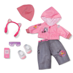 Riiete komplekt nukule, koos tarvikutega Zapf Creation Baby born Cool Girl 840009, mitmev&auml;rviline