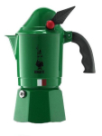 Kahjustatud pakendiga toode. Moka kohvikann Bialetti, 0.12 l, roheline v.