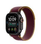 Nutikell Apple Watch Ultra 4 GPS + Cellular 49mm MJC34ET/A, black titaanist korpus koos burgundy trail loop rihmaga - S/M