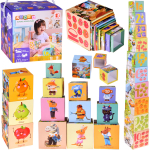 Puidust klotsid Jenga, EN, mitmev&auml;rviline, 10 tk