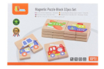 Magnetiline pusle Viga Toys Vehicles, mitmev&auml;rviline, 32 tk