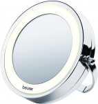 Meigipeegel Beurer BS 59, valgustusega, teisaldatav/rippuv, 11 cm x 11 cm, kroom