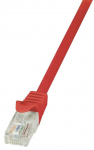 Juhe Logilink CAT 6 U/UTP RJ-45 8P8C, RJ-45 8P8C, 0.5 m, punane v.