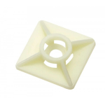 Kaablisideme alus Elematic, plastmass, valge, 3.6 mm x 3.6 mm