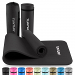 Fitness- ja joogamatt Tunturi Fitnessmat NBR, must v., 180 cm x 60 cm x 1.5 cm