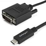 Adapter StarTech USB-C to DVI CDP2DVIMM2MB USB-C, DVI, 2 m, must v.