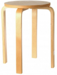 Taburet, pruun v., 32.5 cm x 32.5 cm x 45 cm