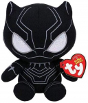 Pehme m&auml;nguasi TY Marvel Avengers Black Panther, must v., 15 cm