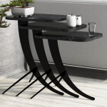 Kohvilaud Kalune Design Pion Marble, must v., 60 cm x 35 cm x 45 cm