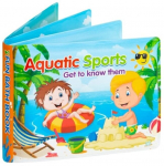 Raamat BabyOno Bocioland Squeaky Bath Book BL009, mitmev&auml;rviline