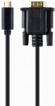 Adapter Gembird A-CM-VGAM-01 USB Type-C, VGA, 2 m, must v.