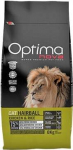 Kuiv kassitoit Optima Nova Cat Hairball Chicken & Rice, kanaliha/riis, 2 kg