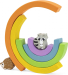 Arendav m&auml;ng VIGA Balancing Blocks Rainbow, mitmev&auml;rviline